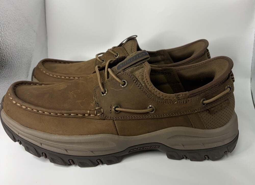 Skechers Men's US 9 Knowlson ShoreThing Boat Shoe Brown